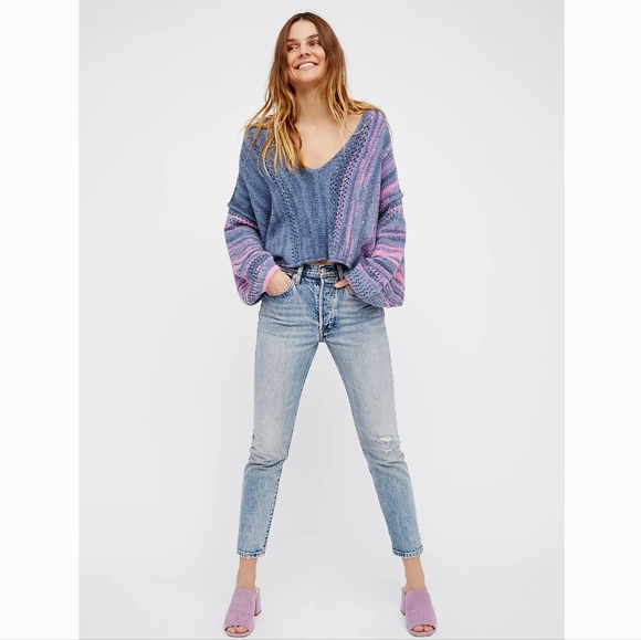 142 FREE PEOPLE Amethyst Sweater - Picture 1 of 4